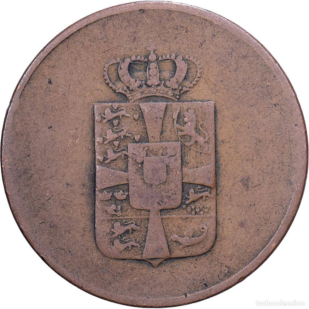 Monedas antiguas de Europa: [#1530900] Dinamarca, 16 Skilling, 1814, Bank Token, Cobre, BC+, KM:Tn3
