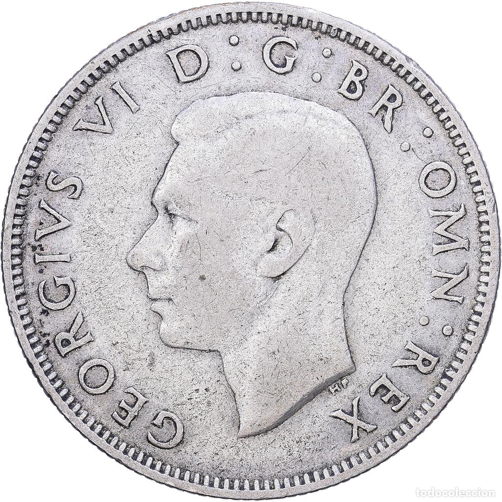 Monedas antiguas de Europa: [#1530901] Gran Breta&ntilde;a, George VI, Florin, Two Shillings, 1939, British Royal Mint