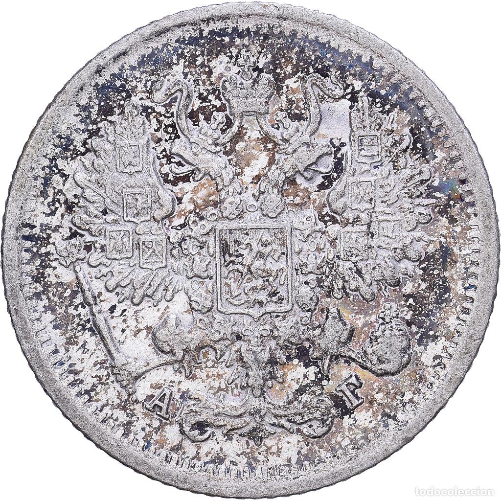 Monedas antiguas de Europa: [#1531085] Rusia, Alexander III, 10 Kopeks, 1894, Saint Petersburg, Plata, BC+