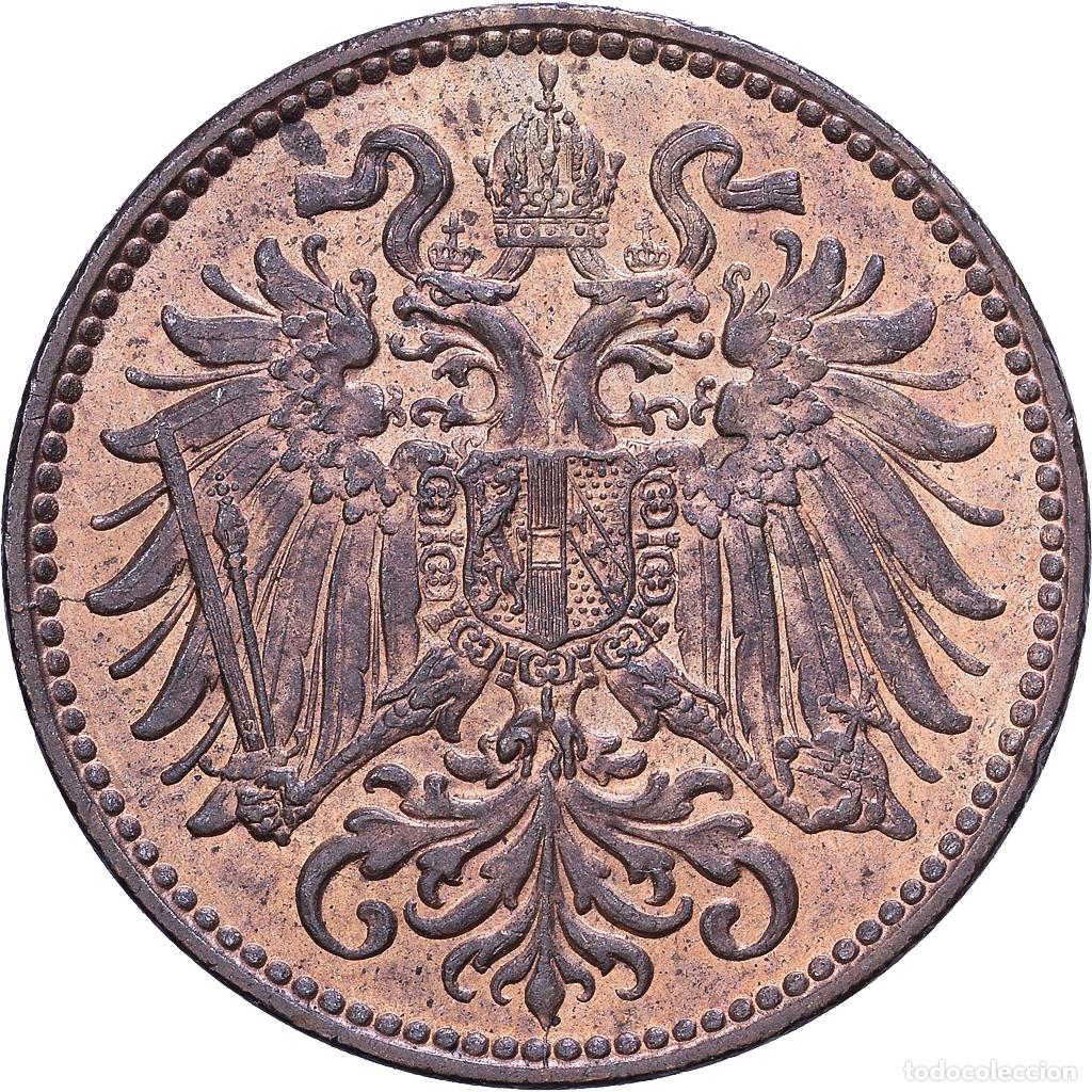 Monedas antiguas de Europa: [#1530915] Austria, Franz Joseph I, 2 Heller, 1902, Bronce, BC+, KM:2801