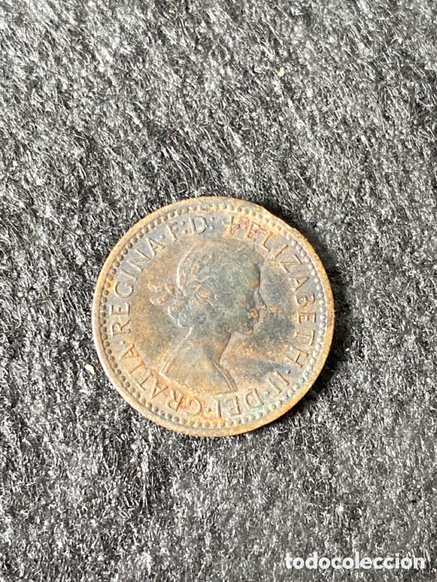 Monedas antiguas de Europa: Moneda cuarto de libra de 1954 - Foto 2