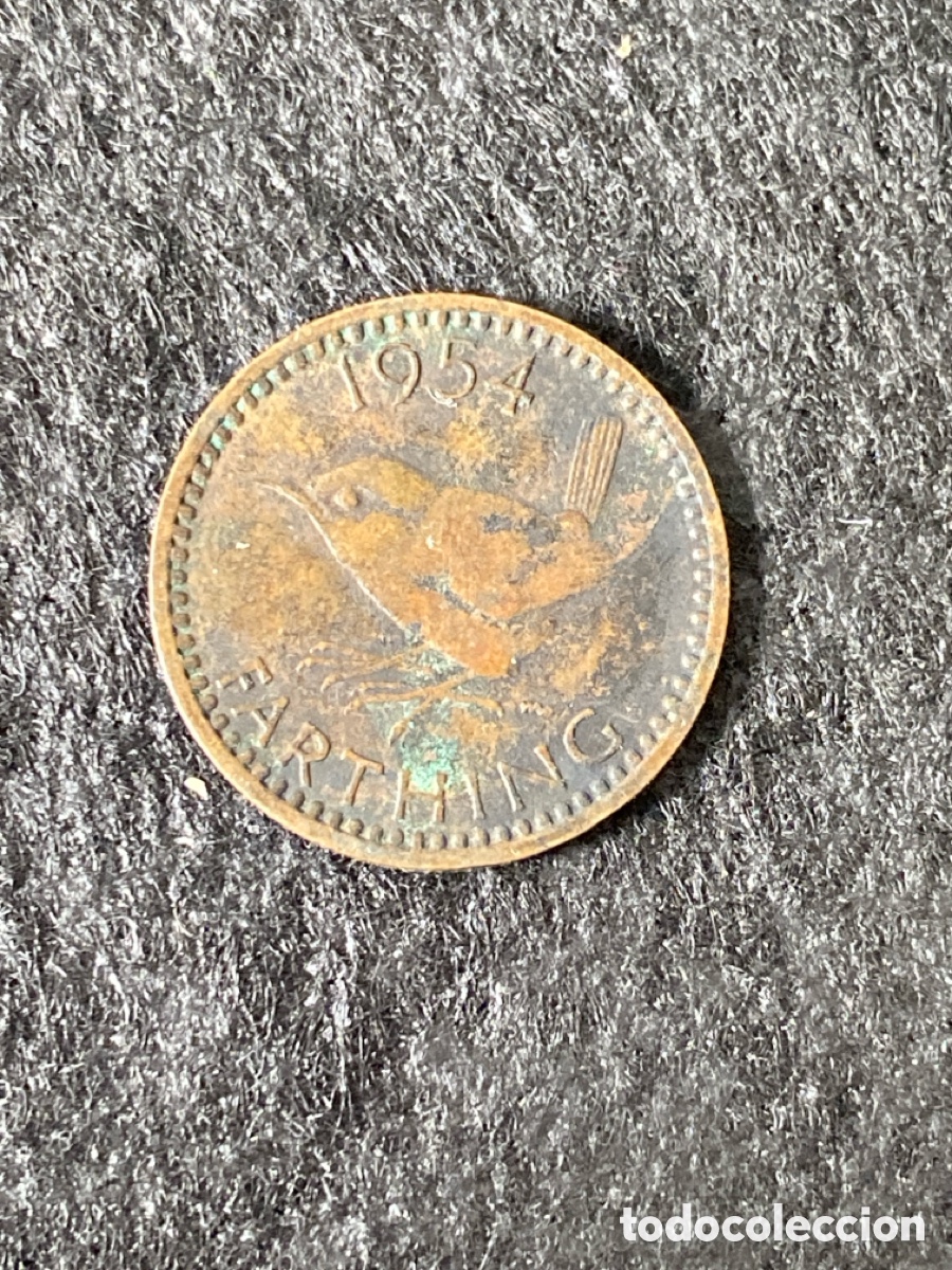 Monedas antiguas de Europa: Moneda cuarto de libra de 1954