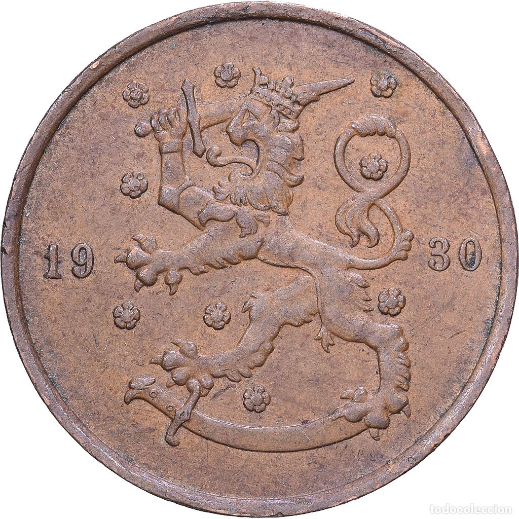 Monedas antiguas de Europa: [#1530886] Finlandia, 10 Pennia, 1930, Helsinki, Cobre, MBC, KM:24