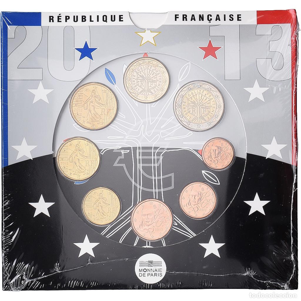 Monedas antiguas de Europa: [#1509169] Francia, Coffret 1c. &agrave; 2&euro;, BU, 2013, MDP, Plata, FDC