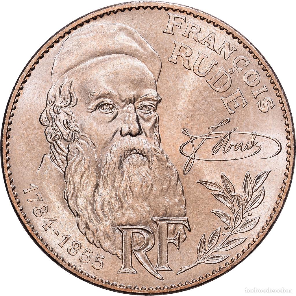 Monedas antiguas de Europa: [#1531098] Francia, 10 Francs, Fran&ccedil;ois Rude, 1984, Tranche B, Cupro-aluminium-nickel