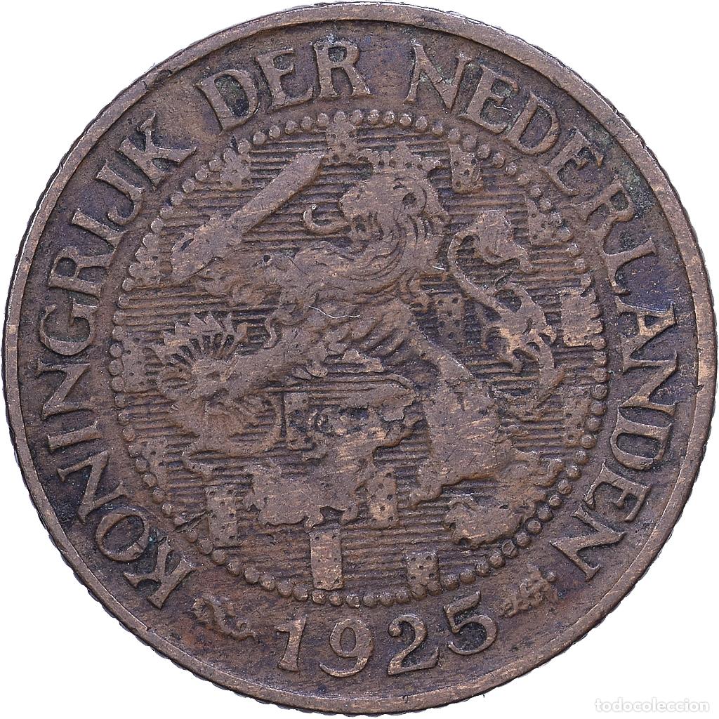 Monedas antiguas de Europa: [#1530949] Moneda, Pa&iacute;ses Bajos, Wilhelmina I, Cent, 1925, BC+, Bronce, KM:152