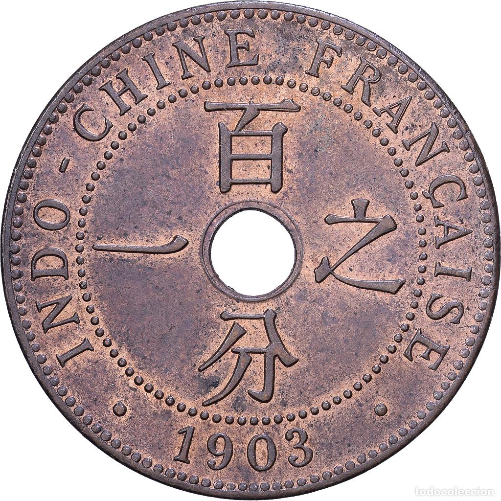 Monedas antiguas de Europa: [#1530940] Indochina Francesa, Cent, 1903, Paris, Bronce, MBC, Lecompte:59, KM:8