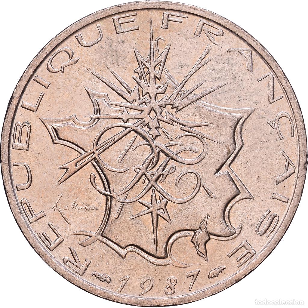 Monedas antiguas de Europa: [#1531130] Francia, 10 Francs, Mathieu, 1987, Paris, N&iacute;quel - lat&oacute;n, MBC+, KM:940