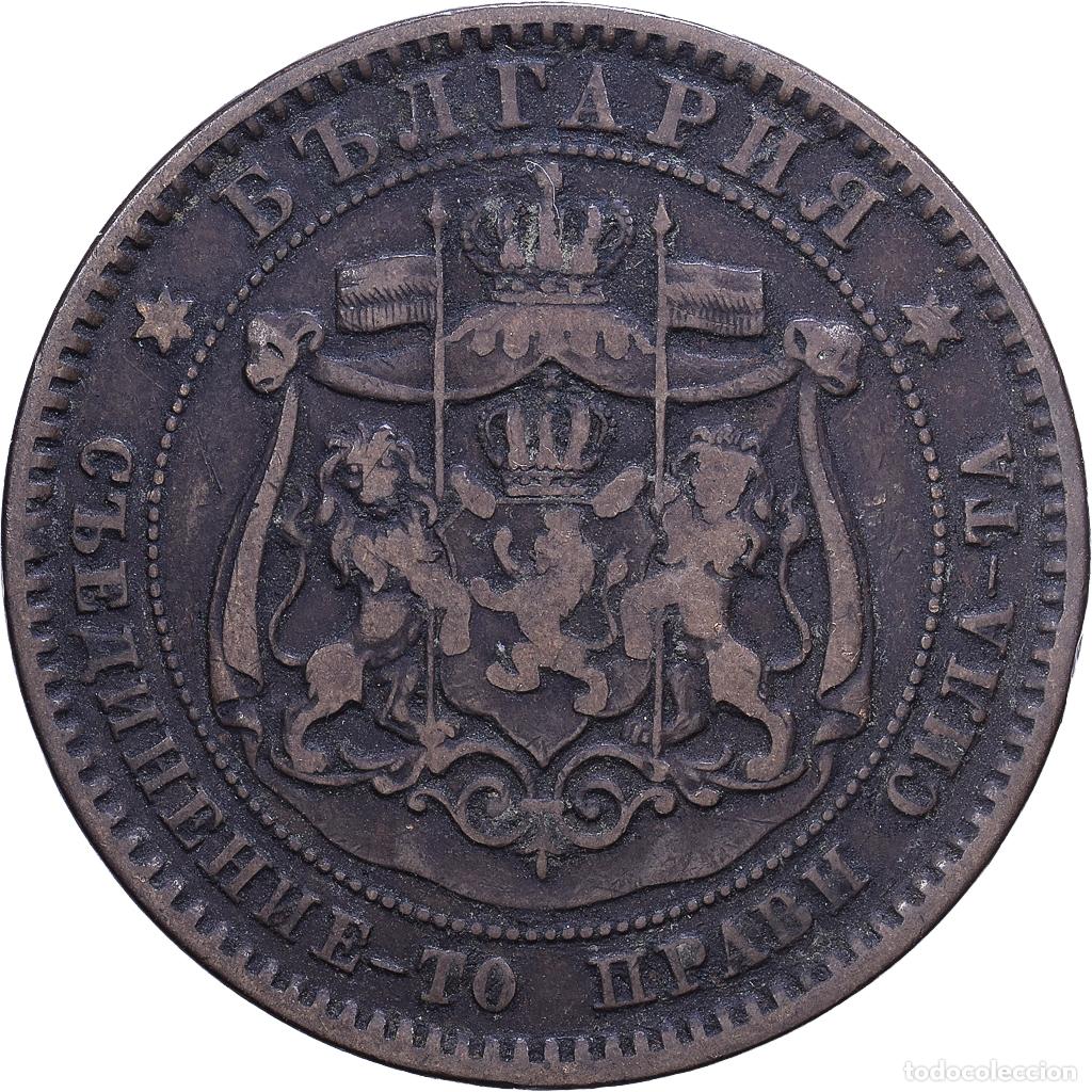 Monedas antiguas de Europa: [#1530980] Bulgaria, Alexander I, 10 Stotinki, 1881, Bronce, MBC, KM:3