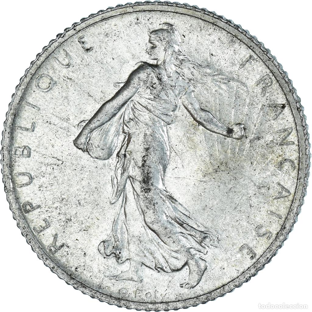 Monedas antiguas de Europa: [#1063577] Moneda, Francia, Semeuse, Franc, 1914, Paris, MBC+, Plata, KM:844.1, Gadoury:467