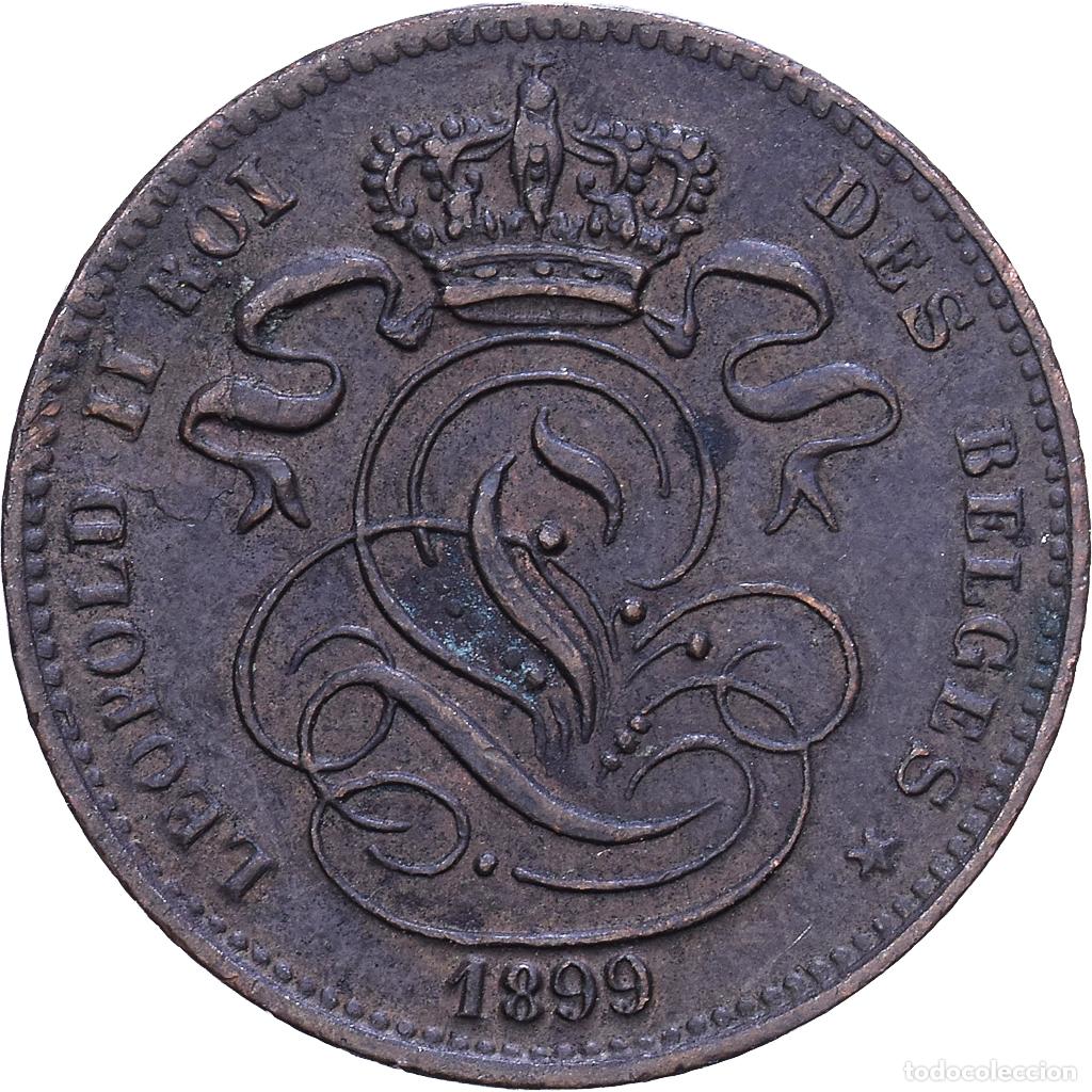 Monedas antiguas de Europa: [#1531005] B&eacute;lgica, Leopold II, Centime, 1899, Cobre, BC+, KM:33.1