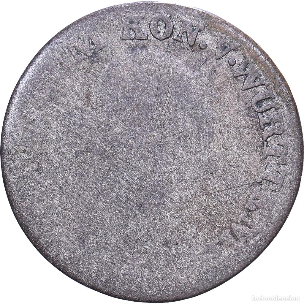 Monedas antiguas de Europa: [#1530958] Estados alemanes, WURTTEMBERG, Wilhelm I, 3 Kreuzer, Groschen, 1826-1834, Plata