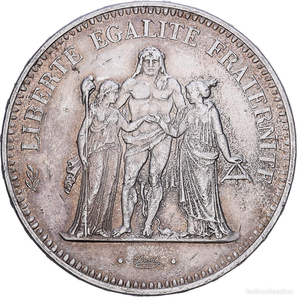Monedas antiguas de Europa: [#1118258] Moneda, Francia, Hercule, 50 Francs, 1974, Avers 20 francs, MBC, Plata