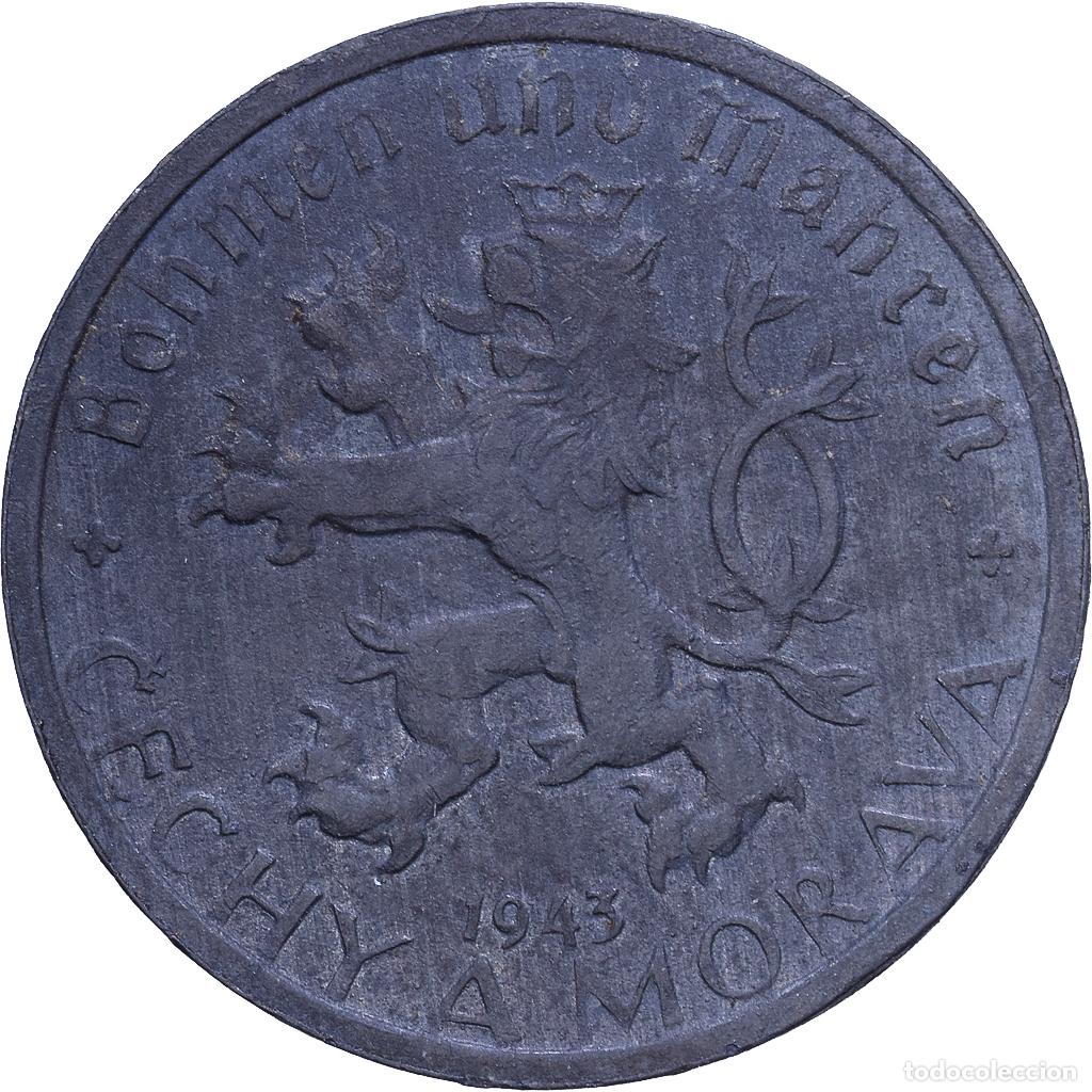 Monedas antiguas de Europa: [#1531077] Checoslovaquia, 20 Haleru, 1943, Cobre - n&iacute;quel, BC+, KM:1