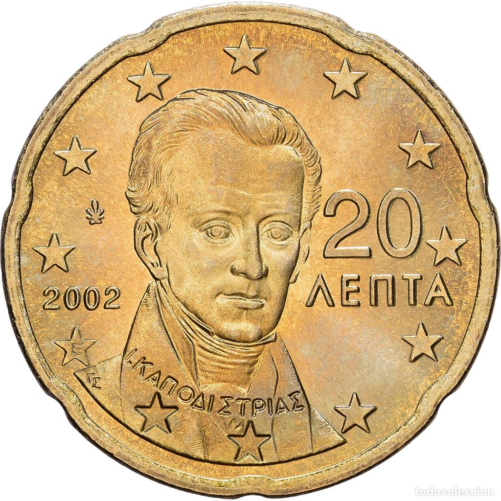 Monedas antiguas de Europa: [#1514168] Grecia, 20 Centimes, 2002, Athens, Nordic gold, EBC+