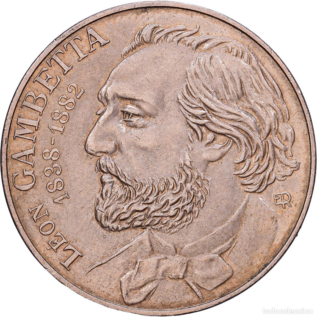 Monedas antiguas de Europa: [#1531121] Francia, 10 Francs, Gambetta, 1982, Paris, Cupro-aluminium-nickel, MBC+
