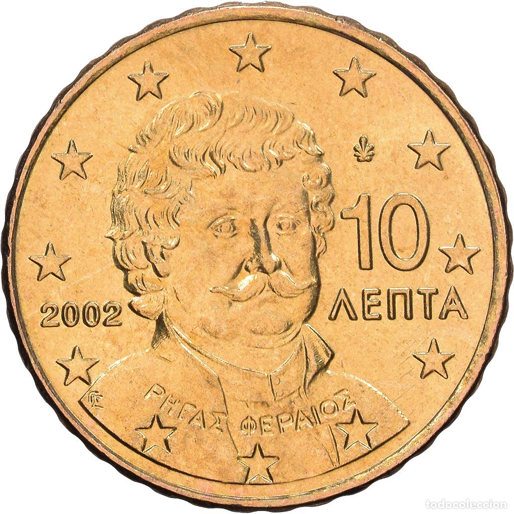 Monedas antiguas de Europa: [#1514196] Grecia, 10 Centimes, 2002, Athens, Nordic gold, EBC+