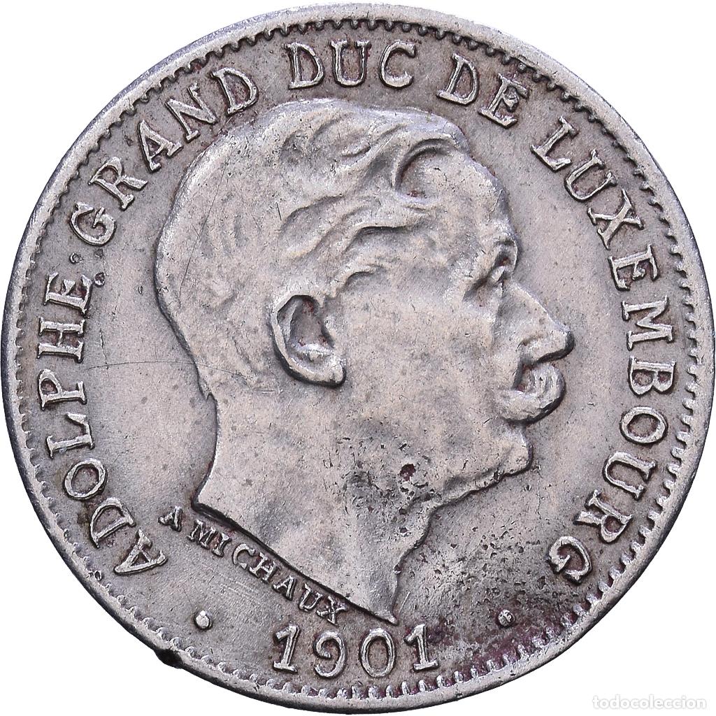 Monedas antiguas de Europa: [#1535192] Luxemburgo, Adolphe, 5 Centimes, 1901, Brussels, Cobre - n&iacute;quel, EBC, KM:24