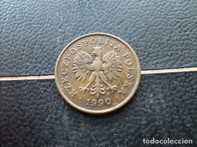 Monedas antiguas de Europa: POLONIA 5 GROSZY 1990