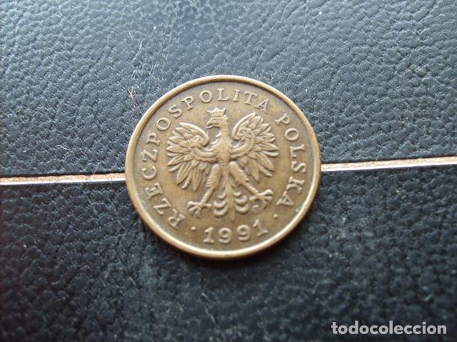 Monedas antiguas de Europa: POLONIA 5 GROSZY 1991