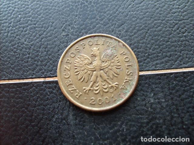 Monedas antiguas de Europa: POLONIA 5 GROSZY 2001