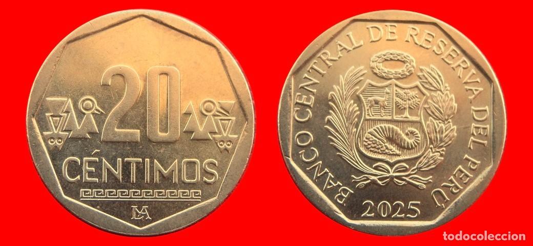 Monedas antiguas de Europa: 20 CENTIMOS 2025 PERU-157089
