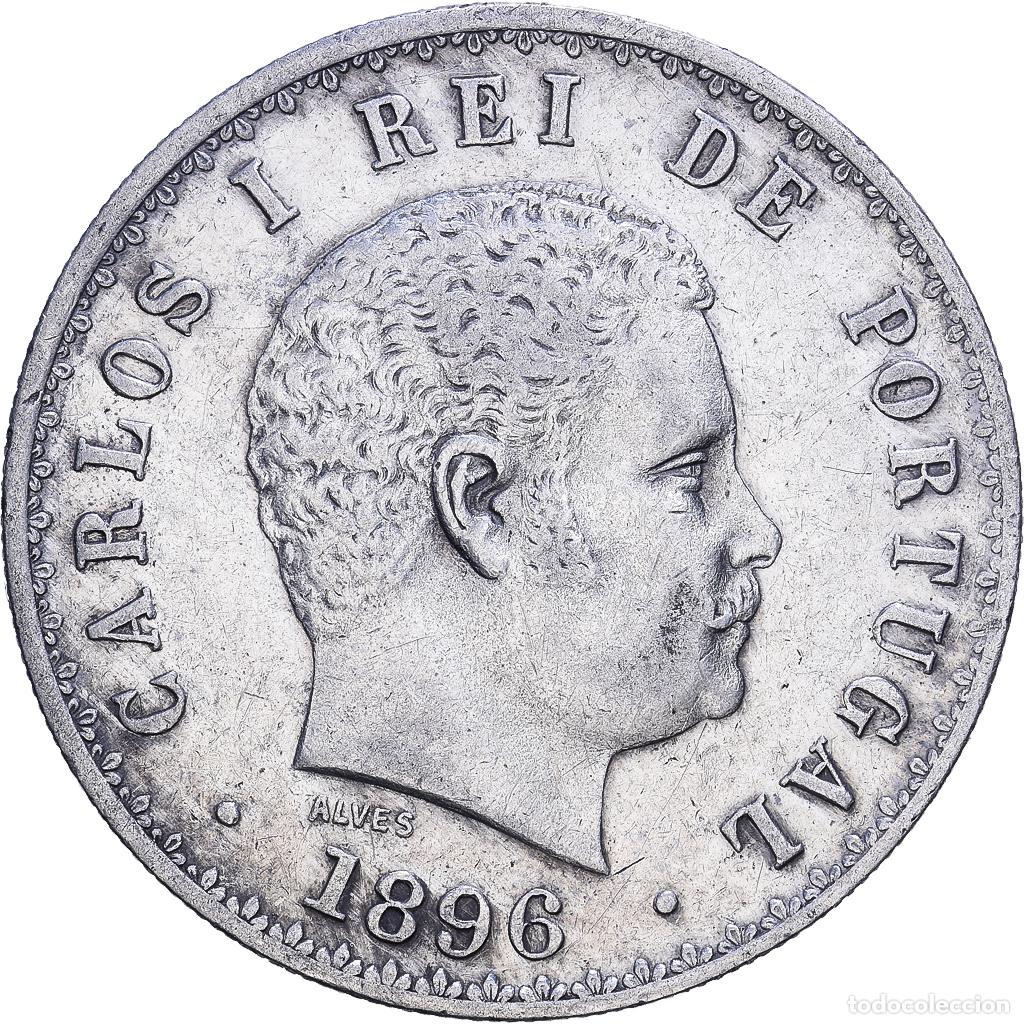 Monedas antiguas de Europa: [#1531176] Portugal, Carlos I, 500 Reis, 1896, Plata, BC+, KM:535