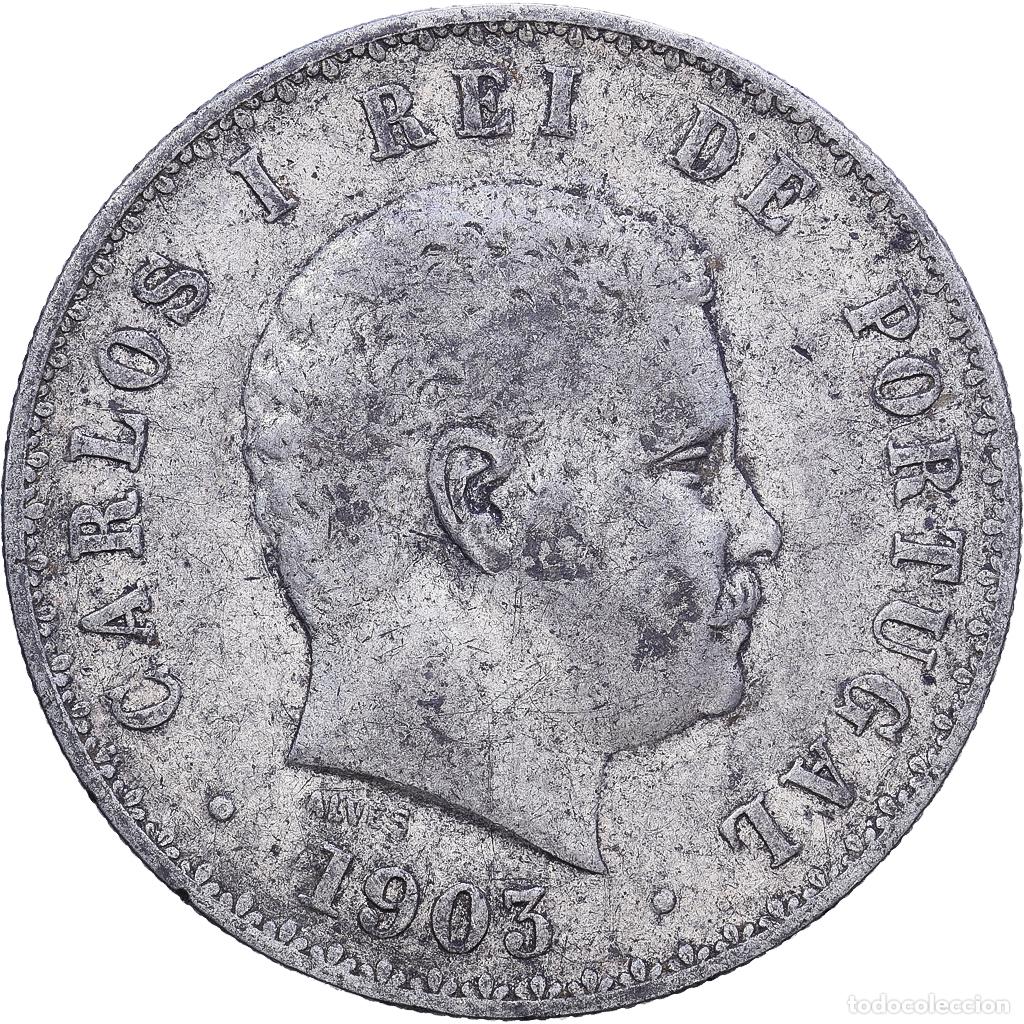 Monedas antiguas de Europa: [#1531177] Portugal, Carlos I, 500 Reis, 1903, Plata, BC+, KM:535