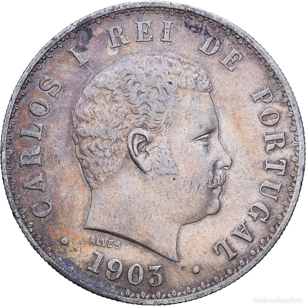 Monedas antiguas de Europa: [#1531180] Portugal, Carlos I, 500 Reis, 1903, Plata, MBC, KM:535