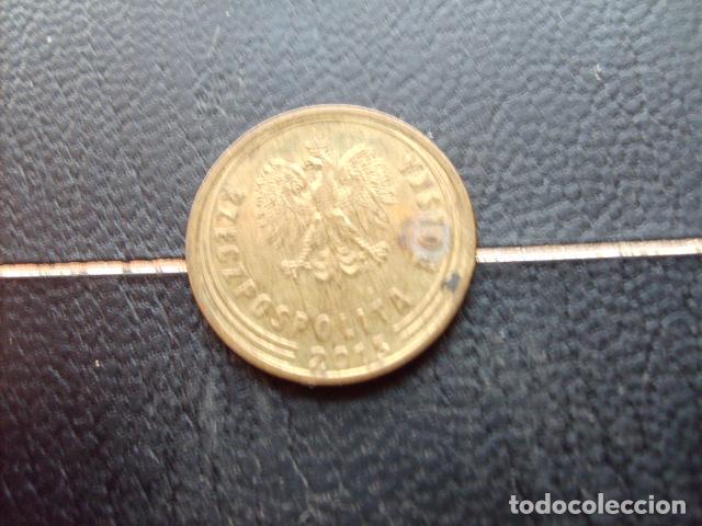 Monedas antiguas de Europa: POLONIA 5 GROSZY 2015