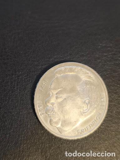 Monedas antiguas de Europa: Moneda 5 Marcos Alemanes (DM) 1975 J - Friedrich Ebert (Alemania Federal)
