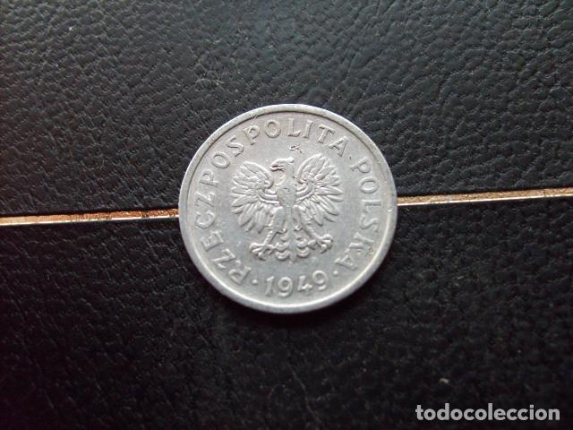 Monedas antiguas de Europa: POLONIA 10 GROSZY 1949