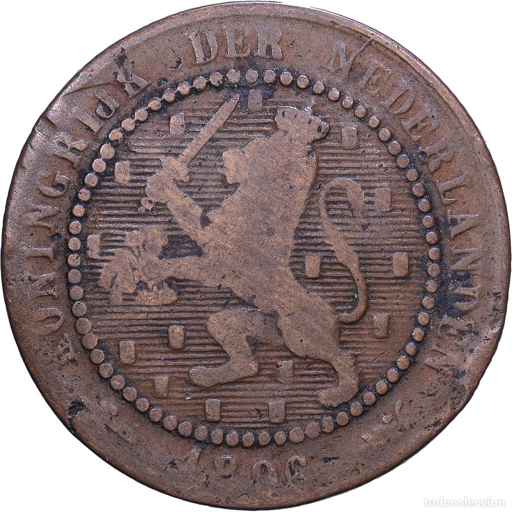 Monedas antiguas de Europa: [#1531082] Pa&iacute;ses Bajos, Wilhelmina I, Cent, 1896, Bronce, BC+, KM:107.2