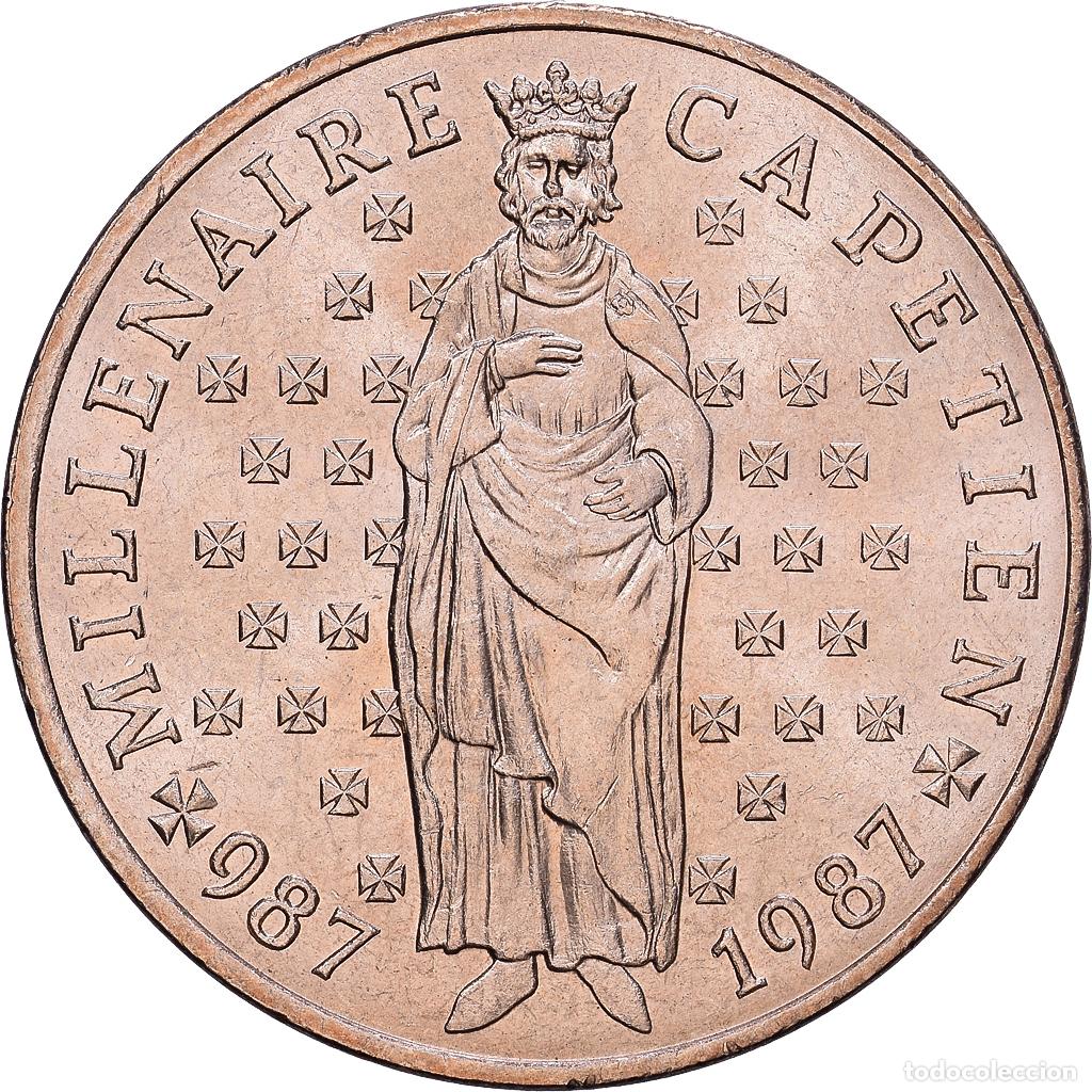 Monedas antiguas de Europa: [#1531118] Francia, 10 Francs, 1987, MILL&Eacute;NAIRE CAP&Eacute;TIEN 1987, Cupro-aluminium-nickel