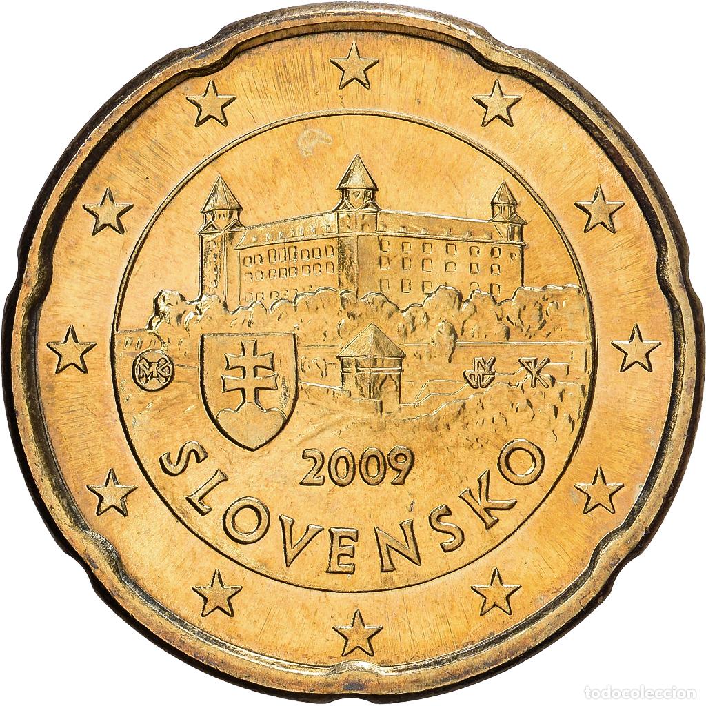 Monedas antiguas de Europa: [#1514050] Eslovaquia, 20 Euro Cent, 2009, FDC, Lat&oacute;n, KM:99