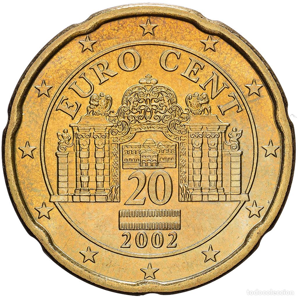 Monedas antiguas de Europa: [#1514177] Austria, 20 Centimes, 2002, Vienna, Nordic gold, EBC