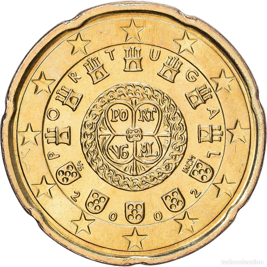 Monedas antiguas de Europa: [#1514068] Portugal, 20 Euro Cent, 2002, Lisbon, Lat&oacute;n, SC+, KM:744