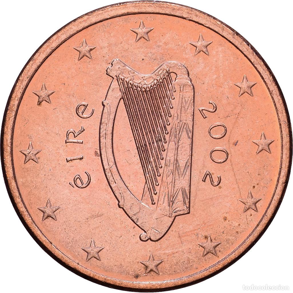 Monedas antiguas de Europa: [#1514236] REP&Uacute;BLICA DE IRLANDA, 5 Centimes, 2002, Vienna, Acier plaqu&eacute; cuivre, EBC