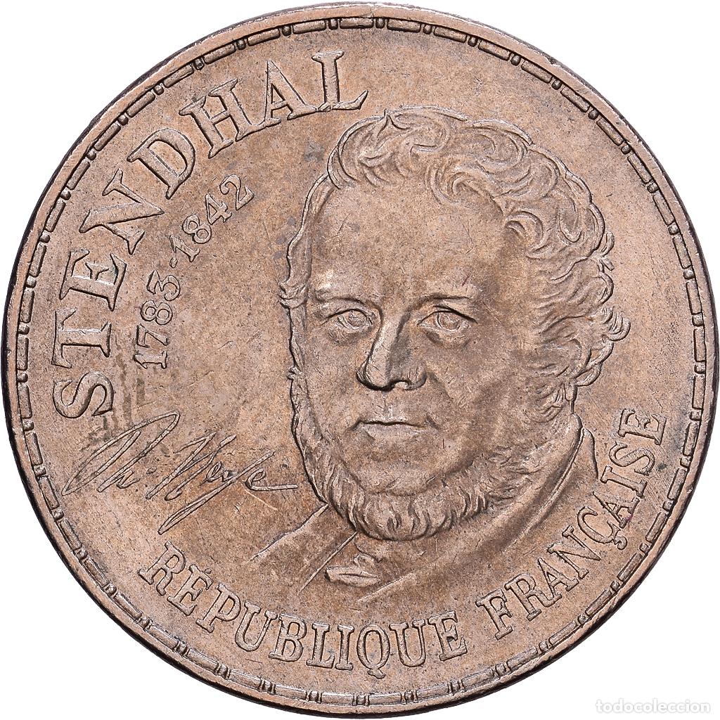 Monedas antiguas de Europa: [#1531154] Francia, 10 Francs, Stendhal, 1983, Monnaie de Paris, N&iacute;quel - bronce, MBC+
