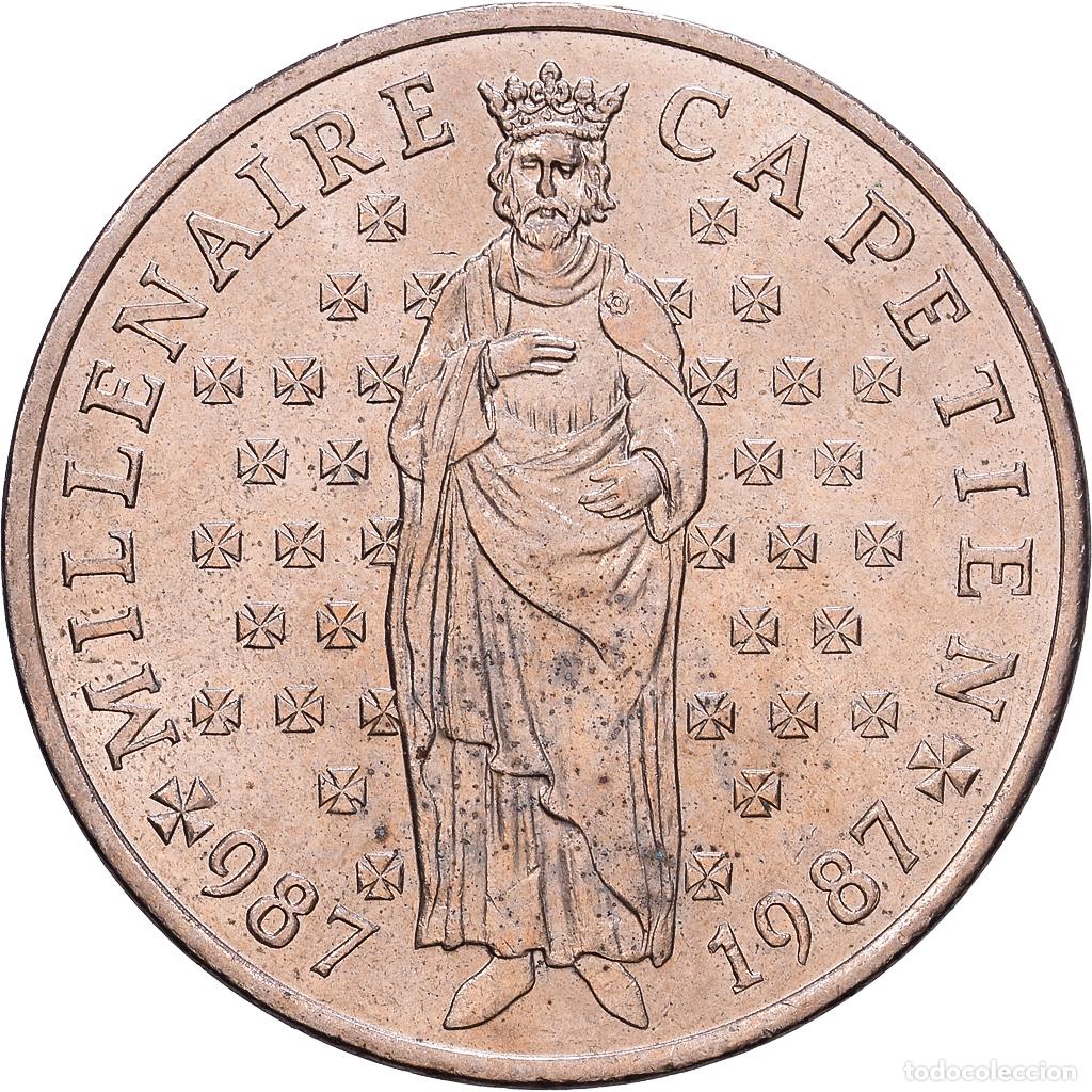 Monedas antiguas de Europa: [#1531119] Francia, 10 Francs, 1987, MILL&Eacute;NAIRE CAP&Eacute;TIEN 1987, Cupro-aluminium-nickel