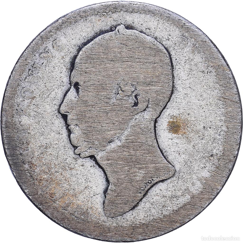 Old Coins of Europe: [#1530574] Pa&iacute;ses Bajos, William II, 25 Cents, 1849, Plata, BC, KM:76