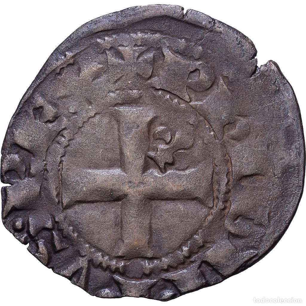 Alte M&uuml;nzen aus Europa: [#1548063] Francia, Philippe IV le Bel, Double Tournois, 1295-1303, Plata, BC+