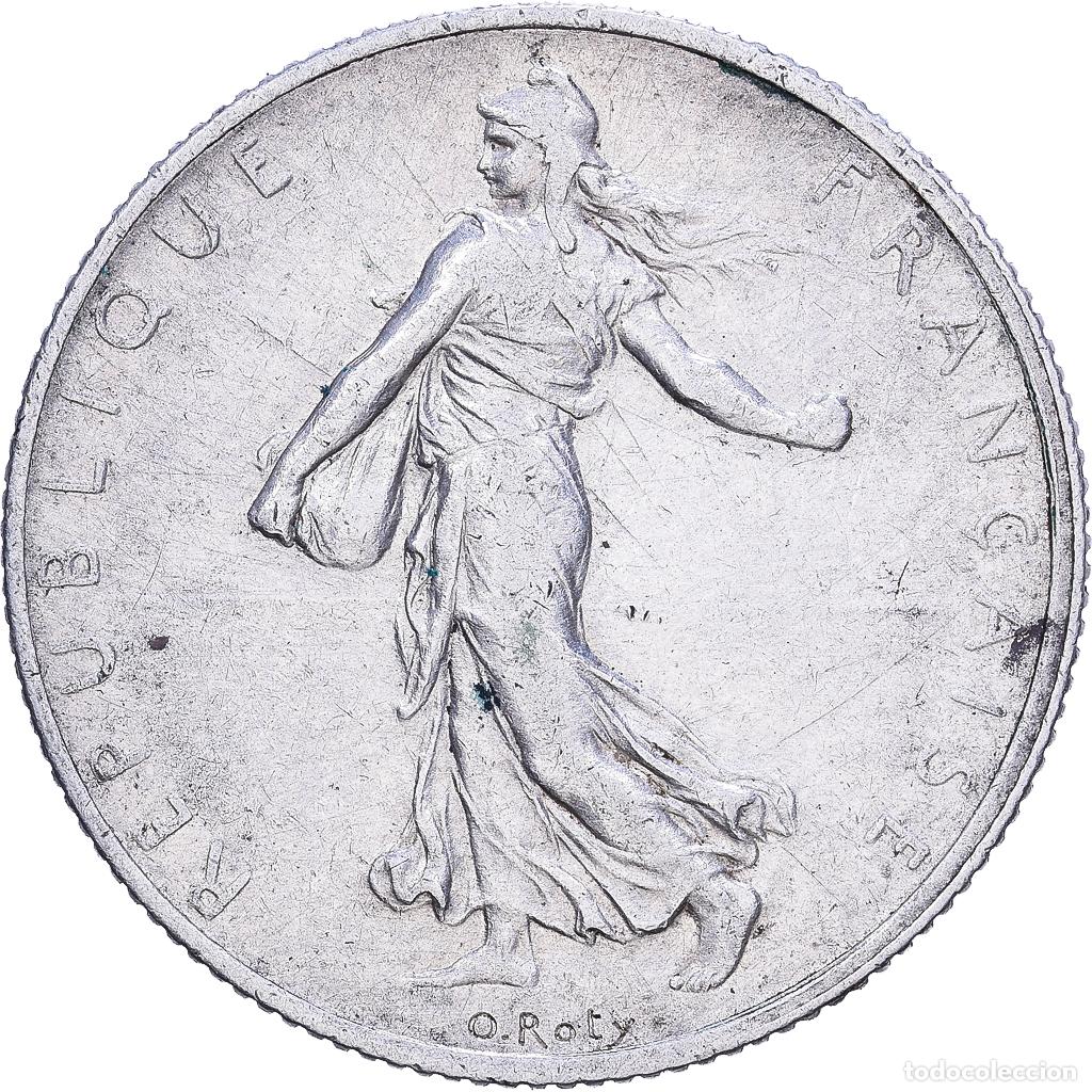 Monedas antiguas de Europa: [#1531330] Francia, 2 Francs, Semeuse, 1904, Paris, Plata, MBC, Gadoury:532, KM:845.1