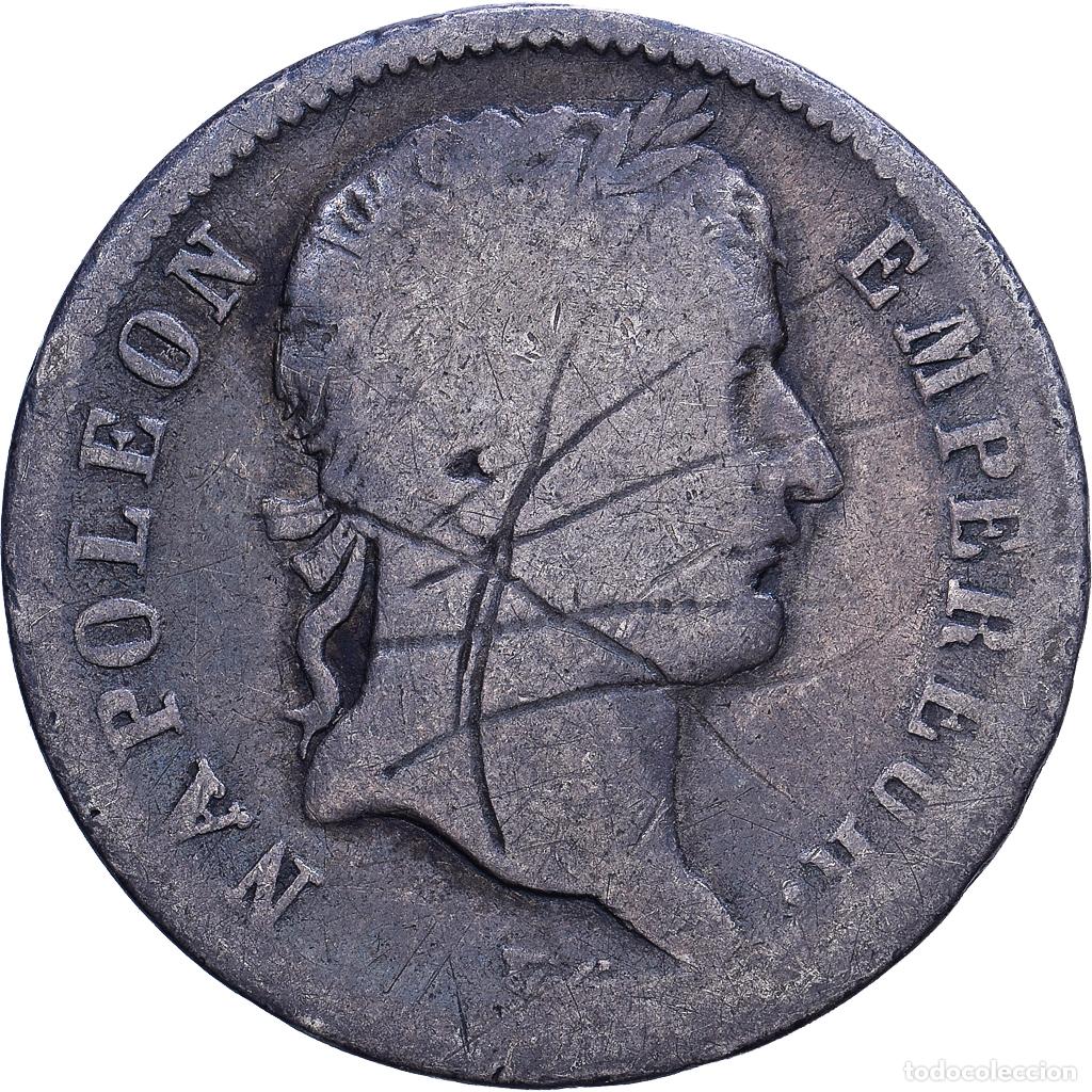 Monedas antiguas de Europa: [#1531212] Francia, Franc, Napol&eacute;on I, 1808, Strasbourg, Plata, BC+, Gadoury:446, KM:682.3