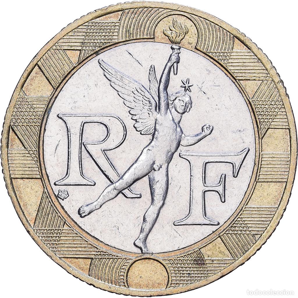 Monedas antiguas de Europa: [#1531158] Francia, 10 Francs, G&eacute;nie, 1988, Monnaie de Paris, Bimet&aacute;lico, MBC+