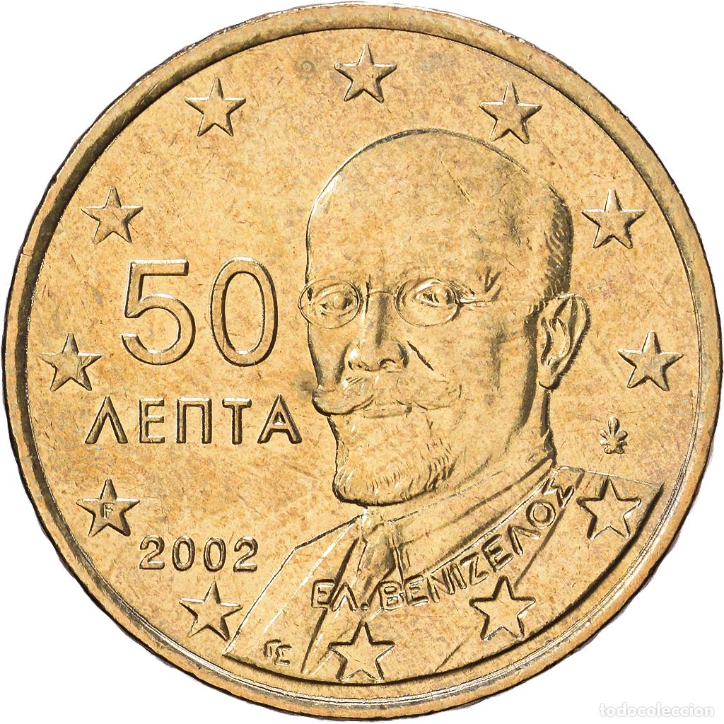 Monedas antiguas de Europa: [#1514144] Grecia, 50 Centimes, 2002, Athens, Nordic gold, EBC