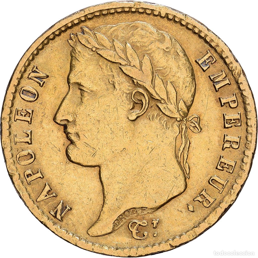 Monedas antiguas de Europa: [#1118130] Francia, 20 Francs, 1811, Paris, Oro, MBC, Gadoury:1025, KM:695.1