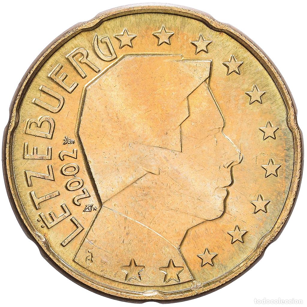 Monedas antiguas de Europa: [#1514163] Luxemburgo, Henri I, 20 Centimes, 2002, Vantaa, Nordic gold, EBC