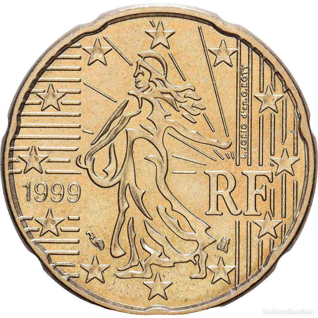 Monedas antiguas de Europa: [#1514170] Francia, 20 Centimes, Prueba, 1999, MDP, Nordic gold, EBC