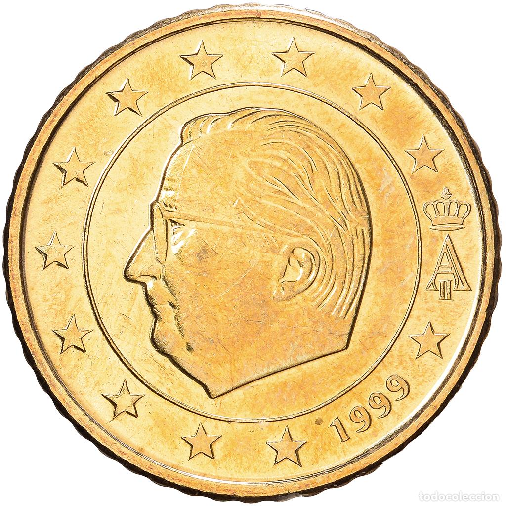 Monedas antiguas de Europa: [#1514151] B&eacute;lgica, Albert II, 50 Centimes, 1999, Brussels, Nordic gold, EBC